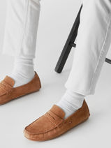 Mocassins Tommy hilfiger Bruin men 4998GVQ-vue-porte